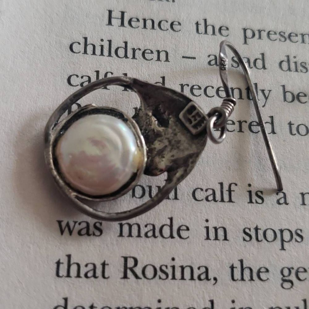 Silverleaves With Pearlearrings - image 3